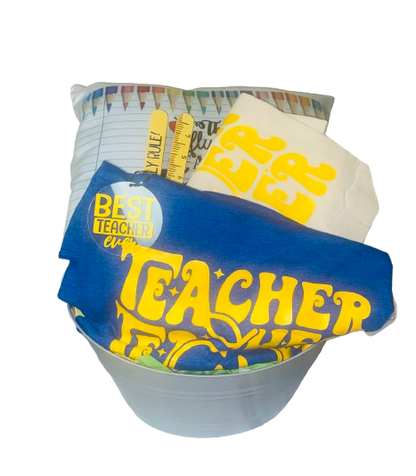 Teachers Appreciation 2025 ~ Best Teacher Ever Basket