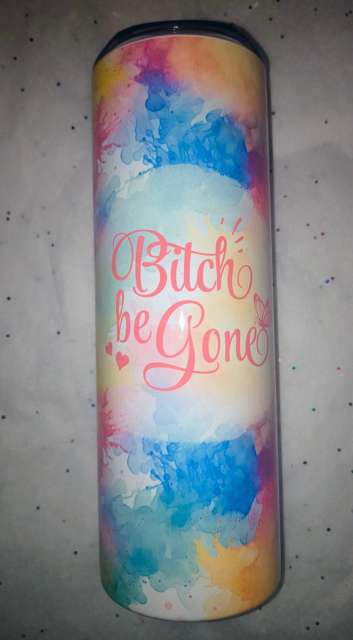 Creative Tumblers ~ B Be Gone Tye Die 20 Oz.