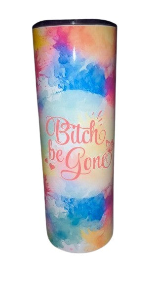 Canvas & Tumbler ~ B Be Gone Tye Die "Sip Bundle"
