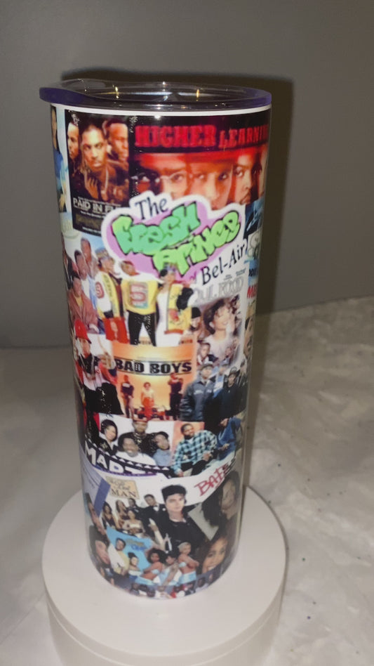 Creative Tumblers ~ 90's Black Movie & TV Love 20 Oz.