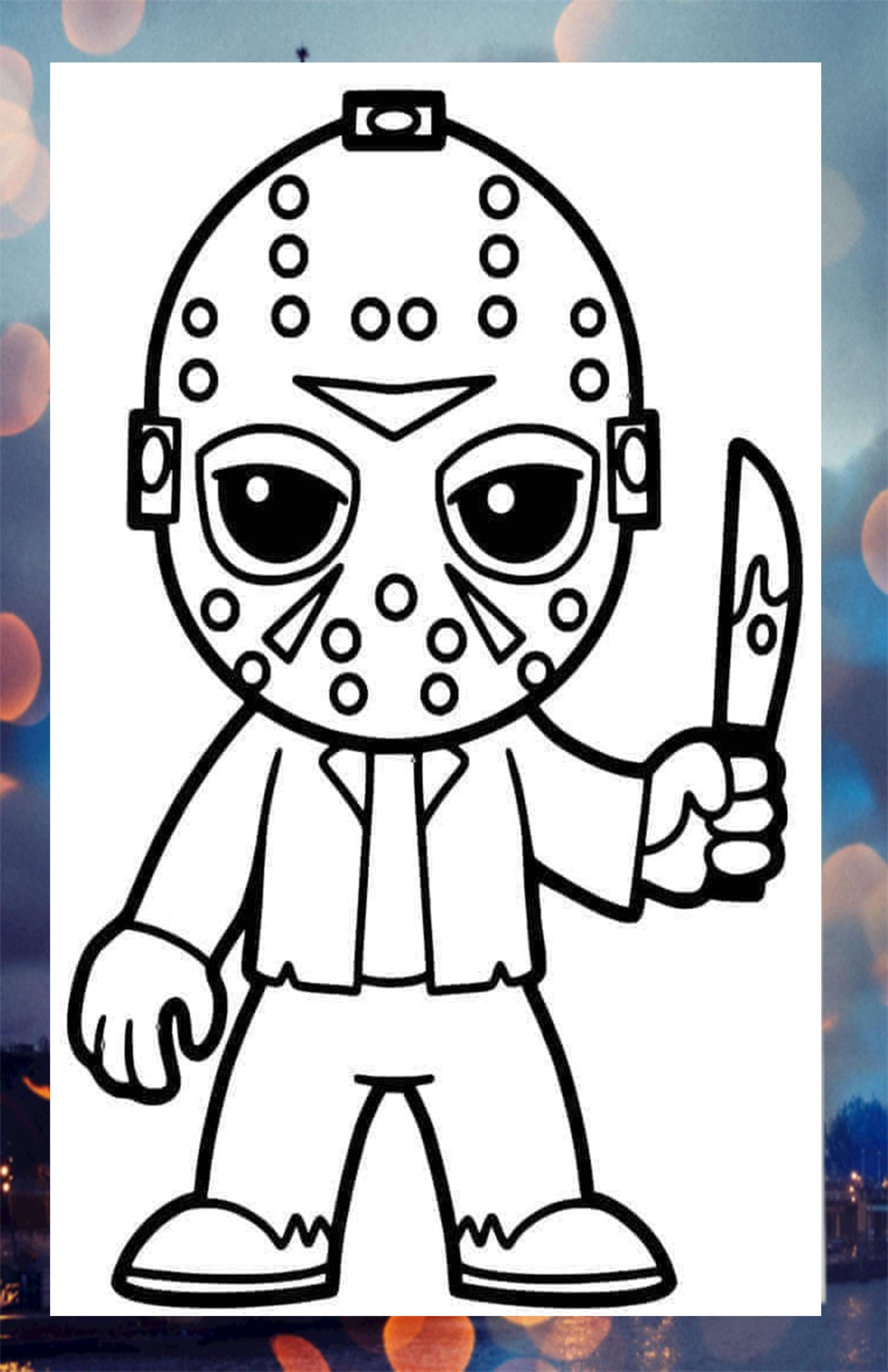 Custom Canvas Spooky Young Jason