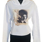Hoodie Season ~ Angela Davis Inspired Cropped Shirt Hoodie