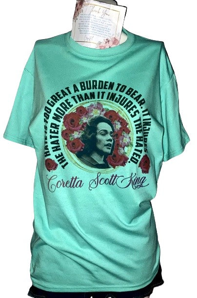 Melanin Magic ~ Too Great A Burden Coretta Tee