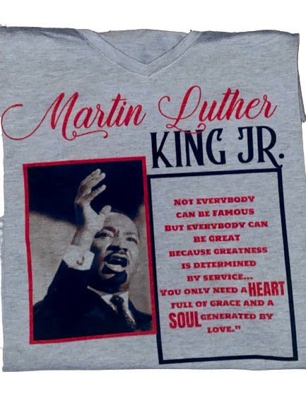 Melanin Magic ~ Heart & Soul MLK Ladies Tee