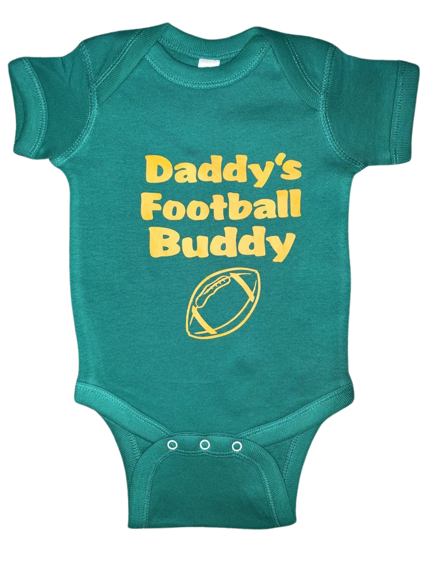Mini Me Baby Gear ~ Daddy’s Football Buddy Baby Tee