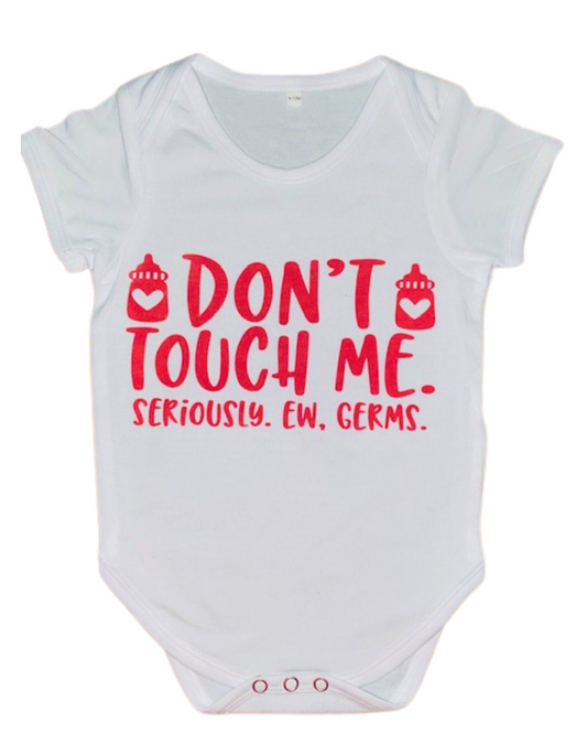 Mini Me Baby Gear ~ Don't Touch Me....Germs