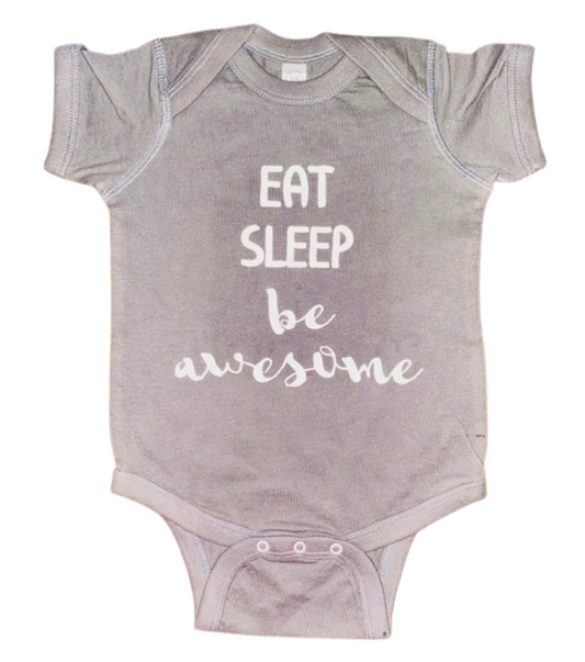 Mini Me Baby Gear ~ Eat, Sleep And Be Awesome