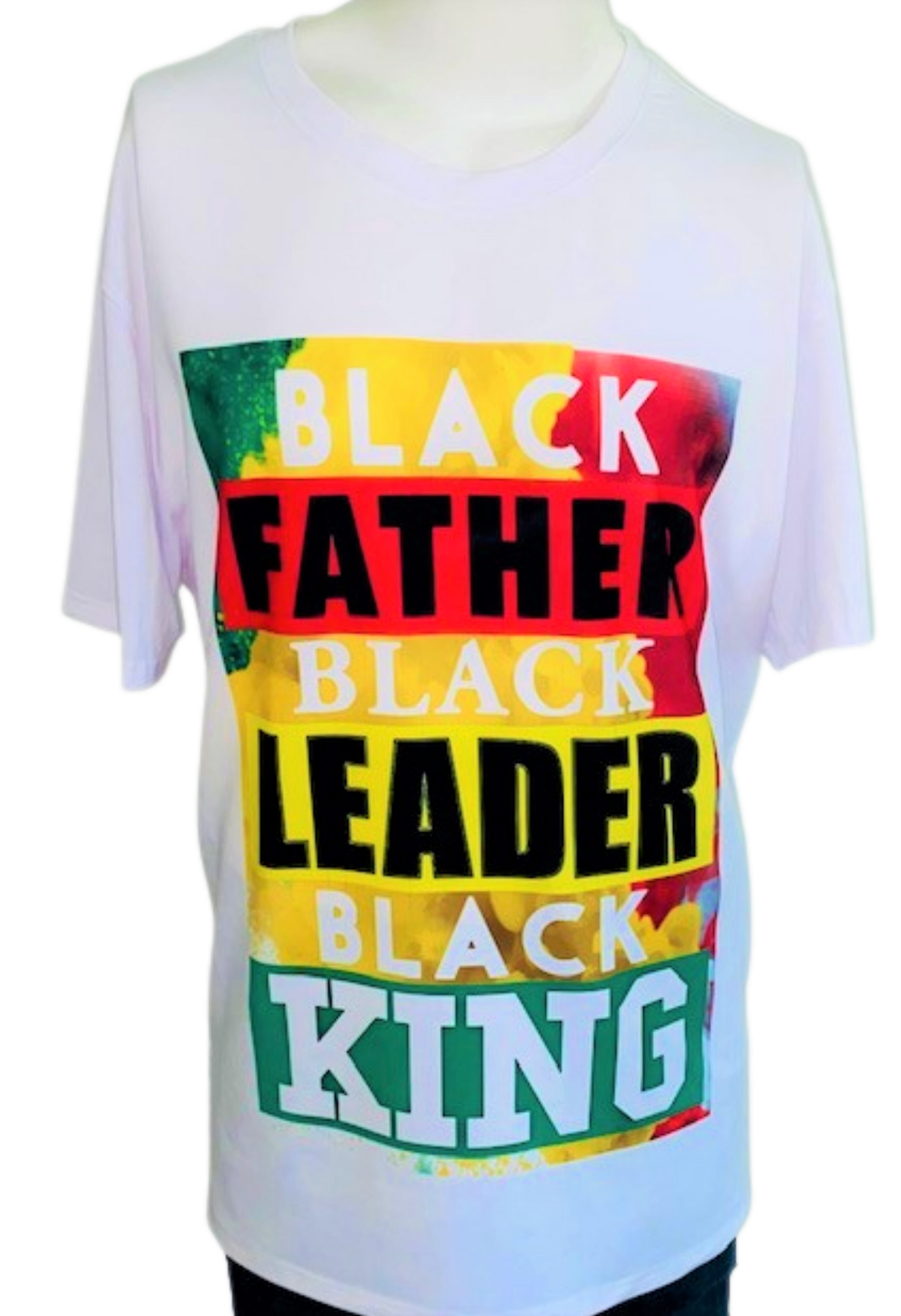 Dad Life Tee ~ Black Father, Leader & King