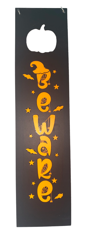 Halloween Signs ~ Beware Spooky Sign