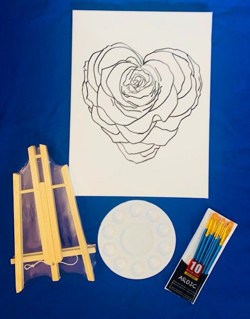 Custom Canvas Set ~ Heart Of Roses