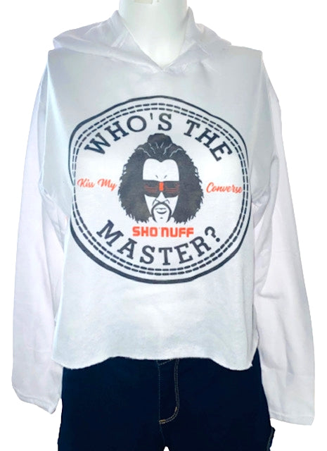 Hoodie Season ~ Who's The Master Crop Hoodie