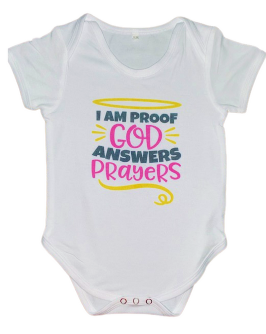 Mini Me Baby Gear ~ I'm Proof God Answers Prayers