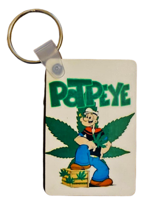 Keychain ~ Potpeye  420 Inspired