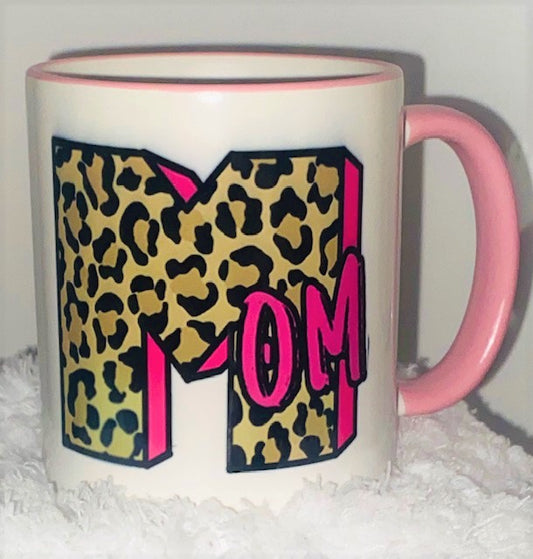 Mugs ~ MOM Leopard