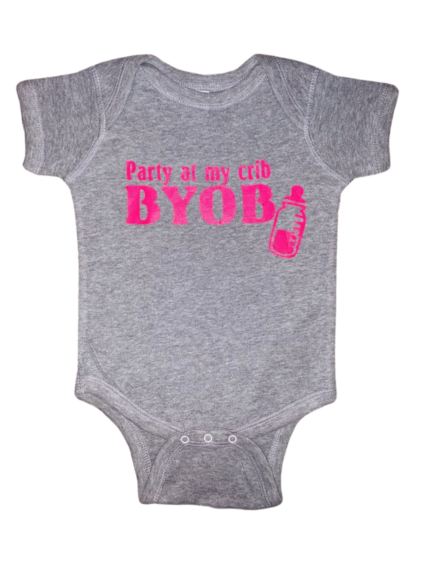 Mimi Me Baby Gear ~ Party At My Crib BYOB Baby Tee