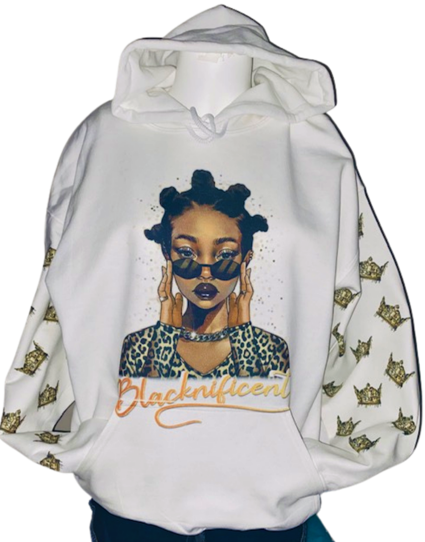 Melanin Magic ~ Blacknificent Queen  Hoodie