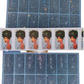 Domino Set ~ Melanin Queen Silver Glitter