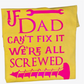 Dad Life Tee ~ If Dad Can't Fix It Crewneck Tee