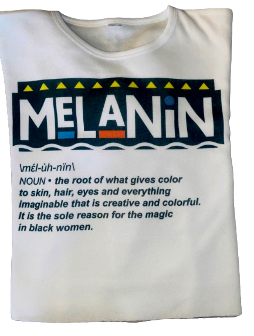 Sweatshirt Season ~ Melanin Definition Crop Sweatshirt