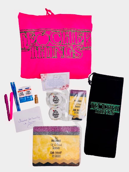 Back To School ~ Teacher Things Hoodie Gift Box