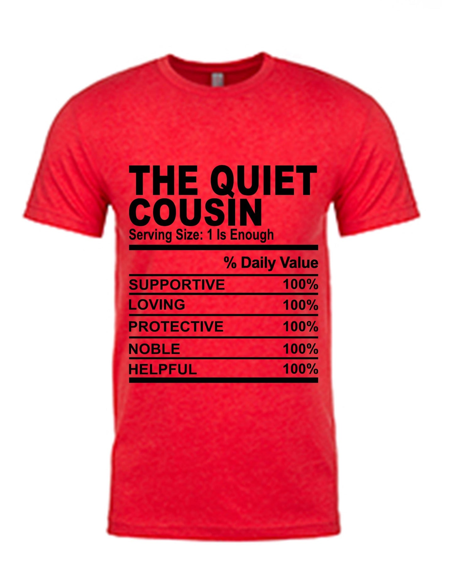 Cousin Tees ~ The Quiet Cousin