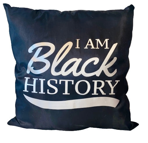 Throw Pillow ~ I Am Black History