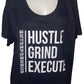 Grind Tee ~ Entrepreneur Hustle, Grind, Execute Ladies Tee