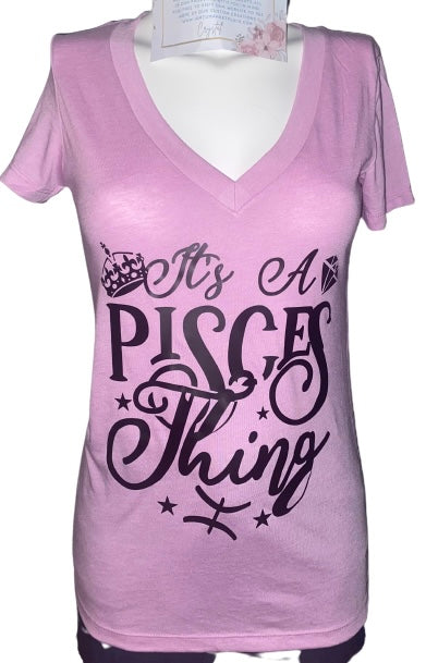 Birthday Tees ~ It's A Pisces Thing Ladies Tee